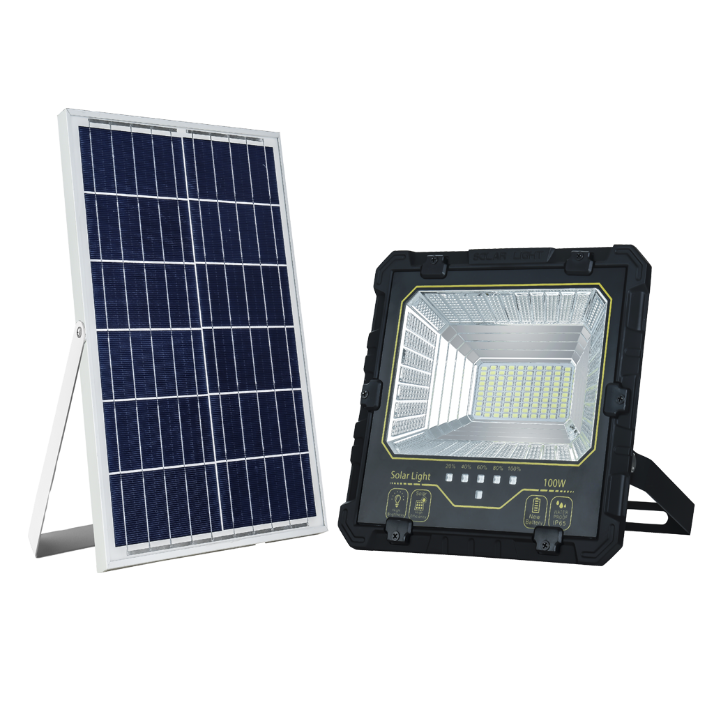 UP39-100W ALUMINUM SOLAR FLOOD LIGHT