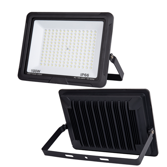 UP-FR-100W ALUMINUM SOLAR FLOOD LIGHT